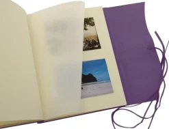 Amalfi Extra Large Leather Photo Album - Aubergine
