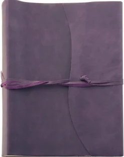 Amalfi Extra Large Leather Photo Album - Aubergine