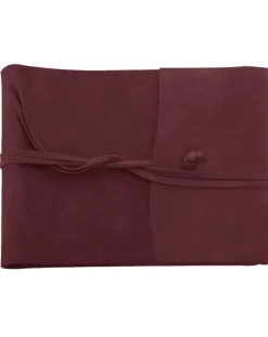 Amalfi Large Leather Photo Album - Burgundy