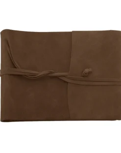 Amalfi Large Leather Photo Album - Chocolate
