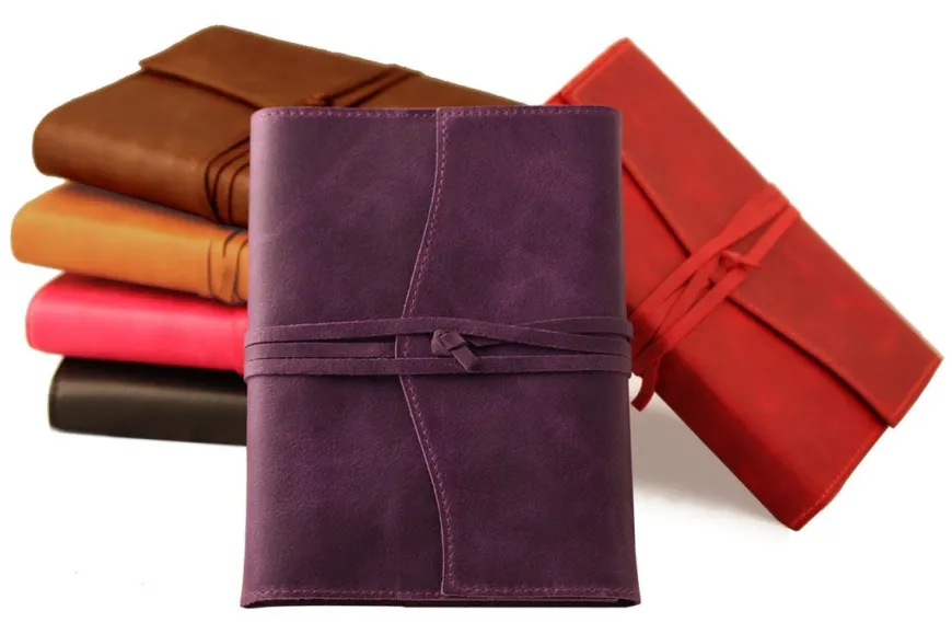 Amalfi Medium Refillable Leather Journal