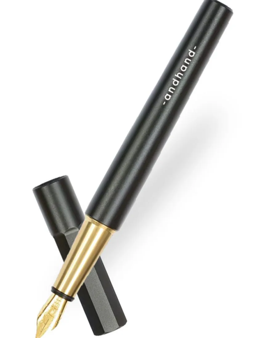 Andhand Method Black & Brass Fountain Pen