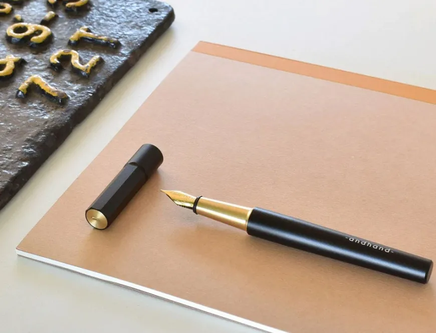 Andhand Method Black & Brass Fountain Pen