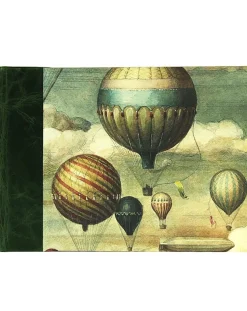 Bomo Art Half Leather Bound Sketch Book - Balloons