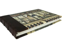 Bomo Art Half Leather Bound Sketch Book - Birdhouse