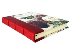 Bomo Art Large Half Leather Bound Journal - Roses