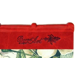 Bomo Art Large Half Leather Bound Journal - Roses