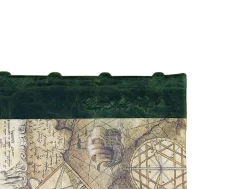 Bomo Art Square Half Leather Bound Journal - Sailing Map