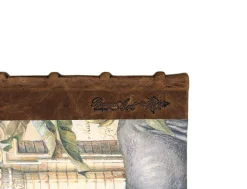 Bomo Art Square Half Leather Bound Journal - Wild Animals