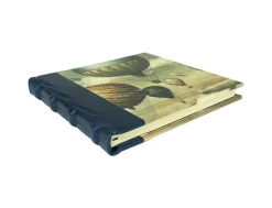 Bomo Art Square Half Leather Bound Journal - Balloons