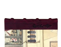 Bomo Art Square Half Leather Bound Journal - Birdhouse