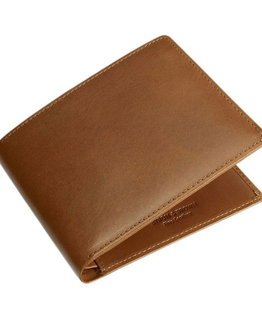 Byron & Brown Classic Billfold Wallet - Tan
