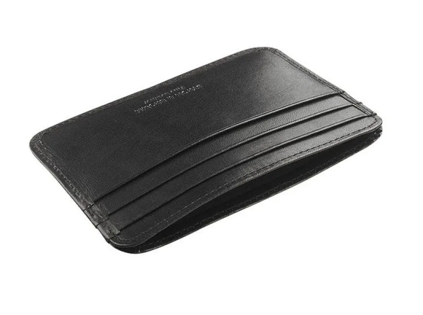 Byron & Brown Classic Credit Card Holder - Black