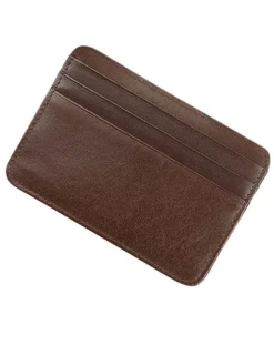 Byron & Brown Classic Credit Card Holder - Brown