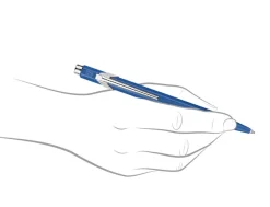 Caran d’Ache 849 Colormat-X Blue Ballpoint Pen