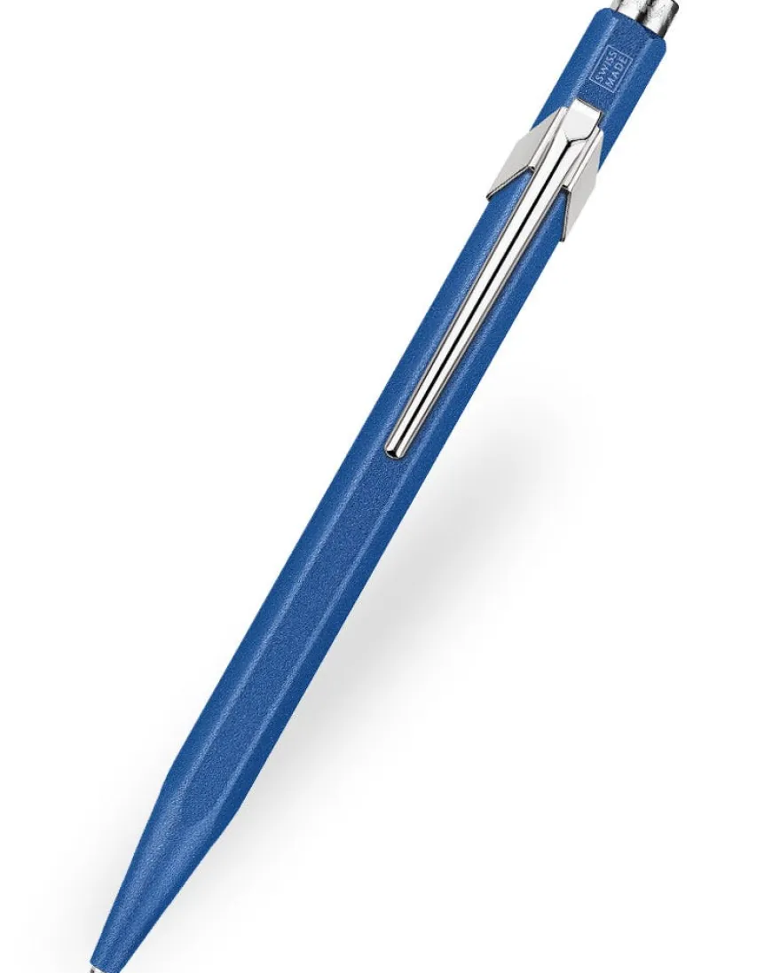 Caran d’Ache 849 Colormat-X Blue Ballpoint Pen