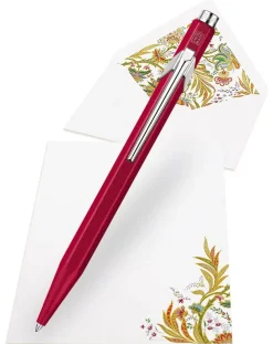 Caran d’Ache 849 Colormat-X Red Ballpoint Pen & Kartos C5 Writing Set