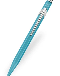 Caran d’Ache 849 Colormat-X Turquoise Ballpoint Pen