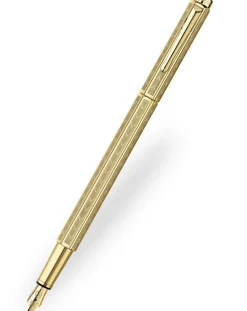 Caran d'Ache Ecridor Chevron Gilded Fountain Pen