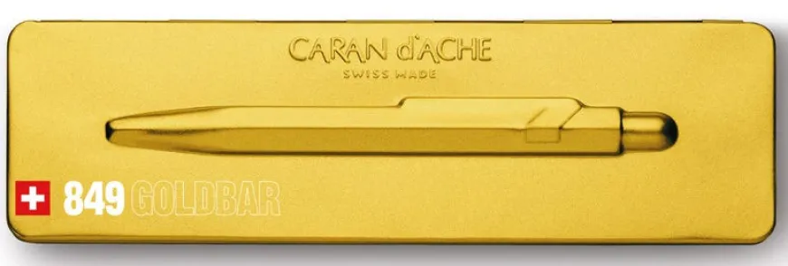 Caran d'Ache 849 Goldbar Ballpoint Pen