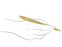 Caran d'Ache 844 Goldbar Mechanical Pencil