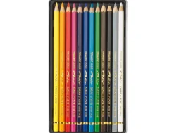 Caran d’Ache Pablo 12 Permanent Assorted Colour Pencil Tin