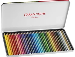 Caran d’Ache Prismalo Aquarelle 40 Water-soluble Assorted Colour Pencil Tin