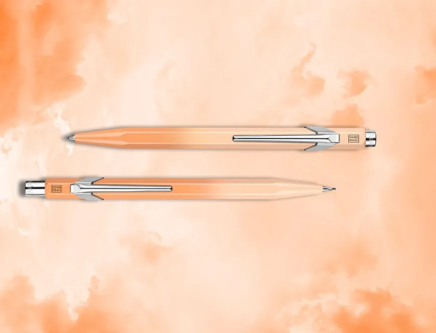 Caran d'Ache Special Edition Sunset Sky 849 Ballpoint Pen & 844 Mechanical Pencil Set