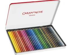 Caran d’Ache Swisscolor 30 Water-Resistant Assorted Colour Pencil Tin