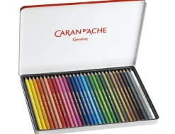 Caran d’Ache Swisscolor 30 Water-soluble Assorted Colour Pencil Tin