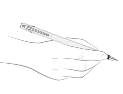 Caran d'Ache 849 White Fountain Pen