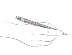 Caran d'Ache 849 x Paul Smith Edition 5 Silver Ballpoint Pen