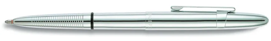 Classic Chrome Fisher Space Bullet Pen With Clip