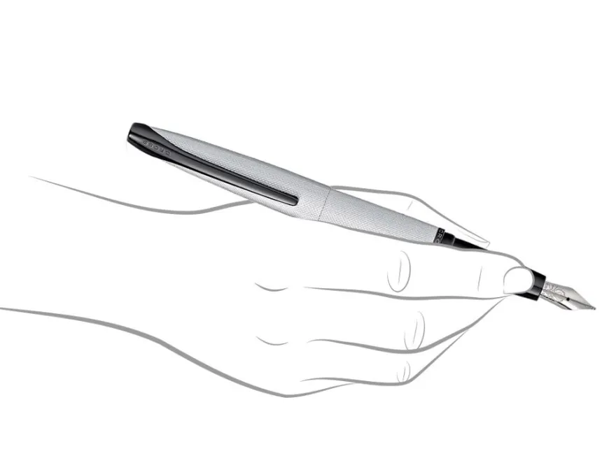 Cross ATX Brushed Chrome Fountain Pen