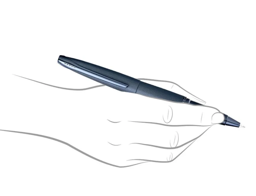Cross ATX Brushed Dark Blue Rollerball Pen
