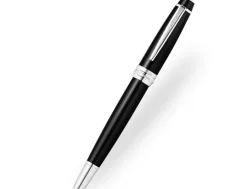 Cross Bailey Black Lacquer Ballpoint & Rollerball Set