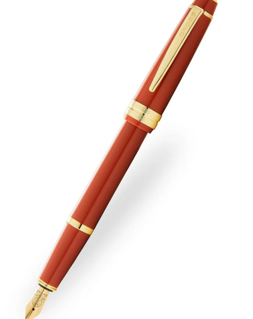 Cross Bailey Light Amber Gold Trim Fountain Pen