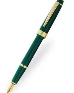 Cross Bailey Light Forest Green Gold Trim Fountain Pen