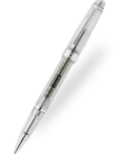 Cross Bailey Light Translucent Clear Chrome Trim Ballpoint Pen