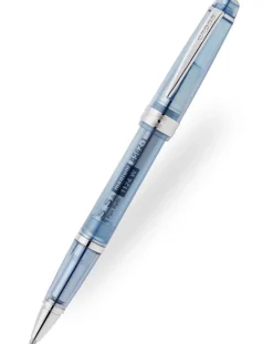 Cross Bailey Light Translucent Navy Blue Chrome Trim Ballpoint Pen