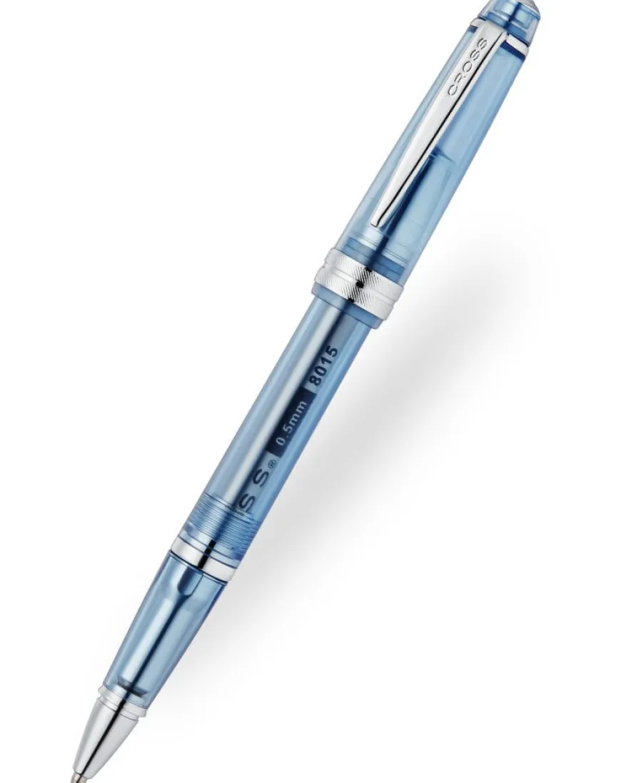 Cross Bailey Light Translucent Navy Blue with Chrome Trims Rollerball Pen
