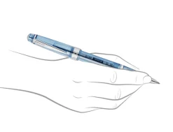 Cross Bailey Light Translucent Navy Blue with Chrome Trims Rollerball Pen