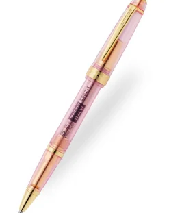 Cross Bailey Light Translucent Pink Sapphire Gold Trim Ballpoint Pen