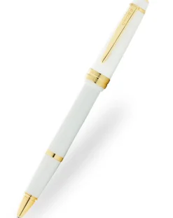 Cross Bailey Light White Gold Trim Rolleball Pen