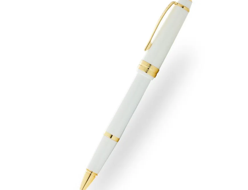 Cross Bailey Light White Gold Trim Rolleball Pen