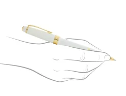 Cross Bailey Light White Gold Trim Rolleball Pen