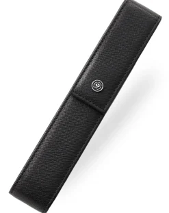 Cross Black Leather Magnetic Single Pen Case