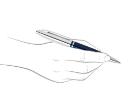Cross Calais Blue Lacquer Ballpoint Pen