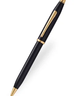 Cross Century II Black Gold Trim Ballpoint Pen