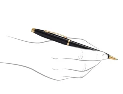 Cross Century II Black Gold Trim Ballpoint Pen